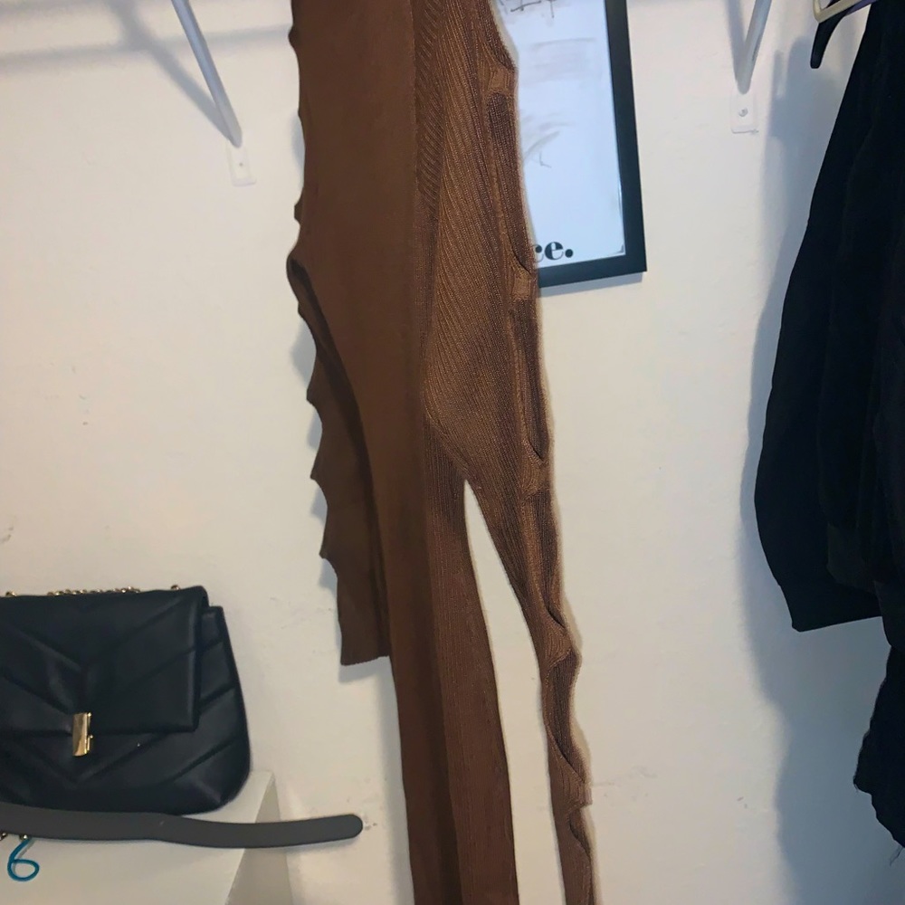 Brown long dress